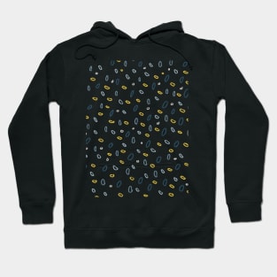 Beautiful Gray-Yellow Pattern Decoration Hoodie